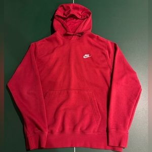 Men’s Medium Red Nike Hoodie Sweatshirt